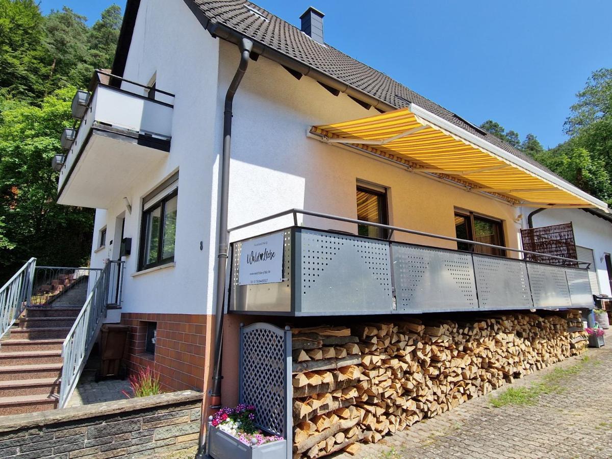 Ferienwohnung Waldliebe Hinterweidenthal エクステリア 写真